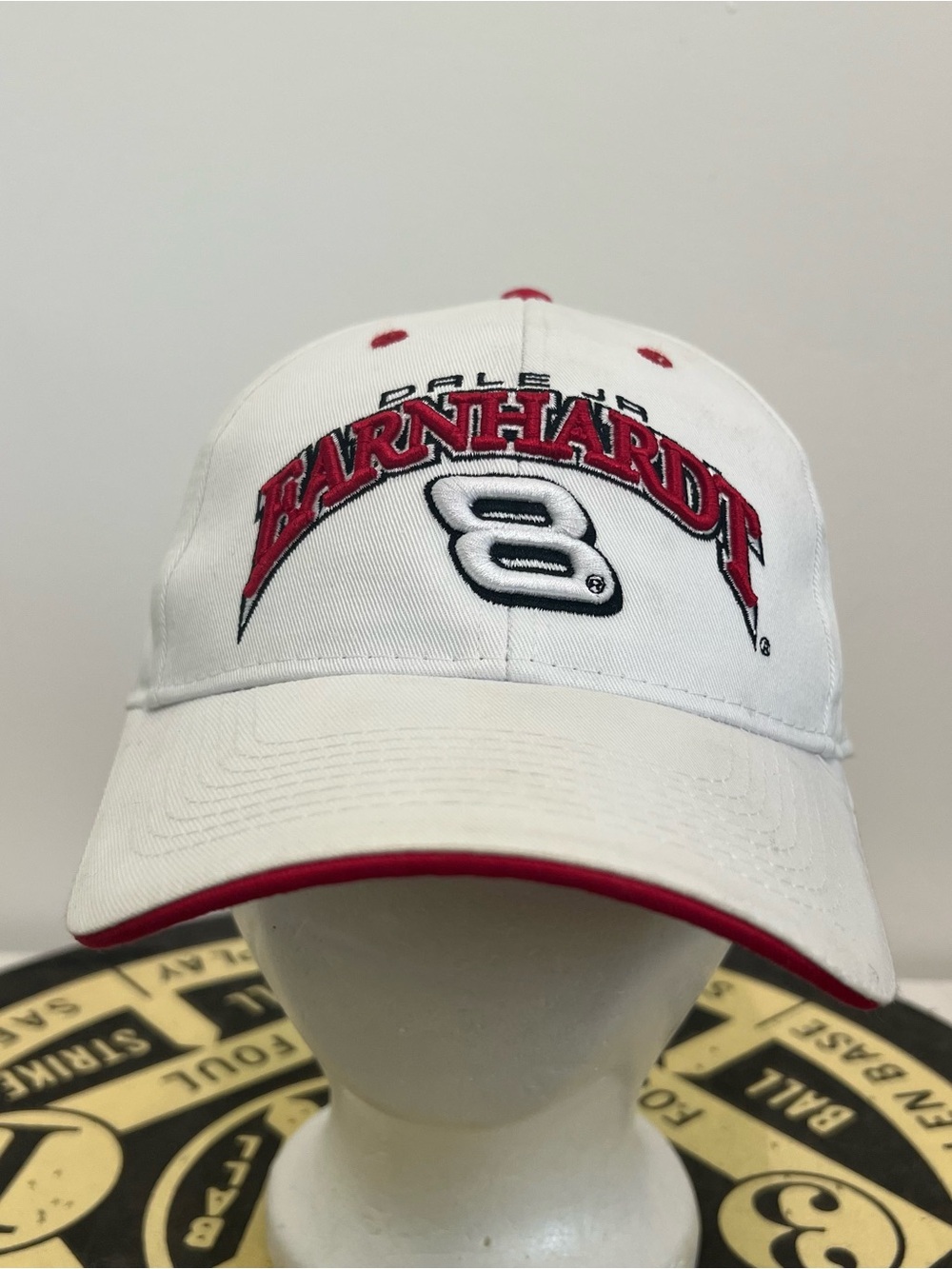 Dale Earnhardt Jr Hat #8 Chase Authentics NASCAR Budweiser White